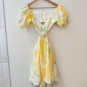 SABO SKIRT FIORE CUTOUT MINI DRESS